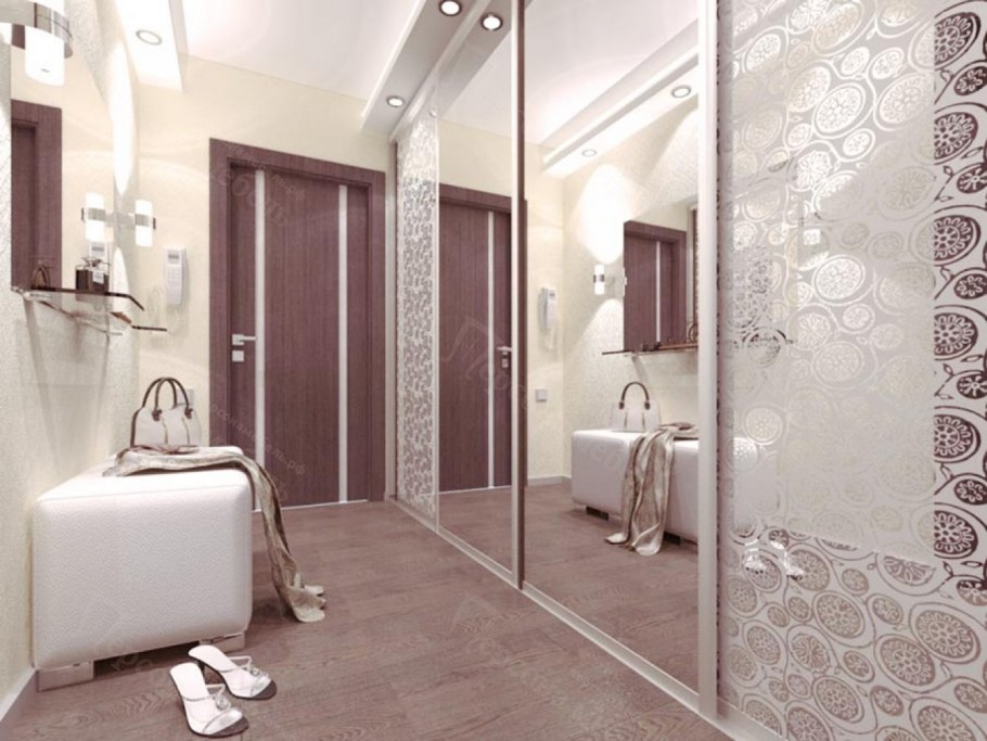 Зеркало панно в прихожую