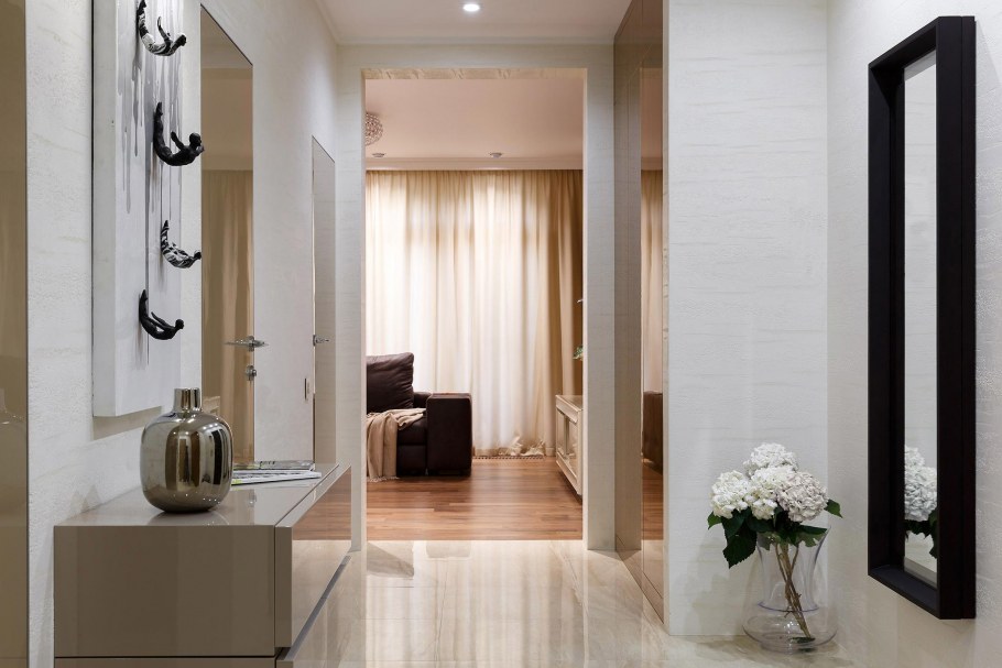 Коридор в стиле Контемпорари прихожая