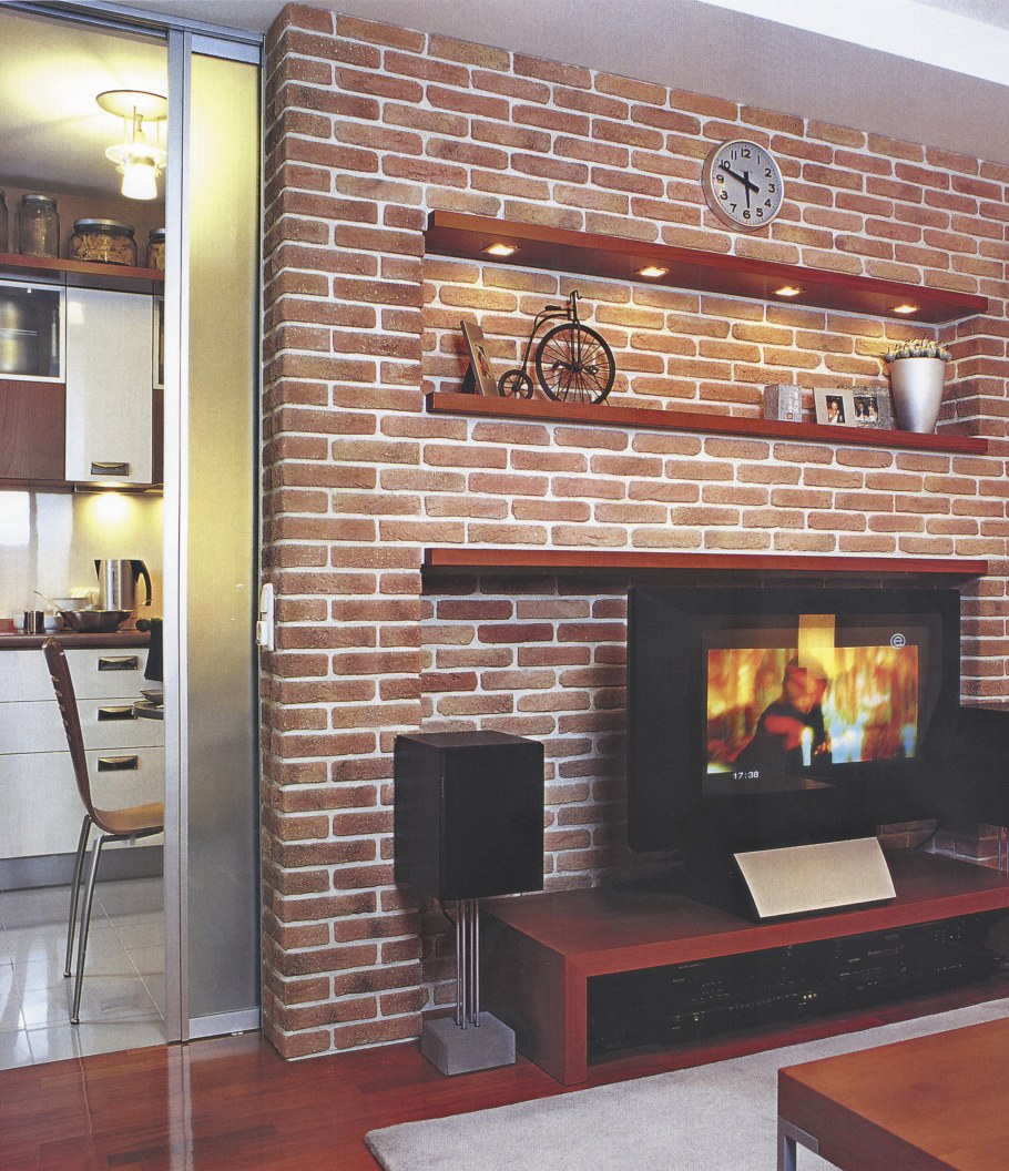 Клинкерный кирпич для внутренней отделки