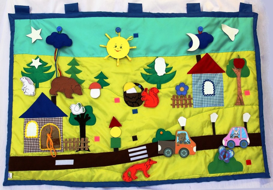 Сенсорный коврик для малышей