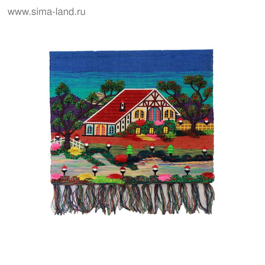 Настенный ковер своими руками из ткани