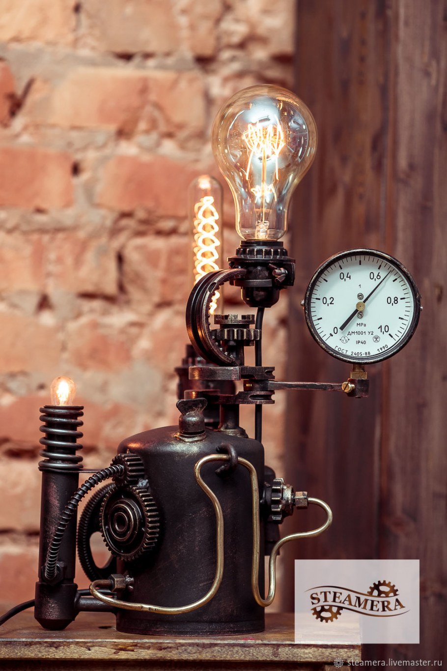 Стимпанк дизельпанк светильники
