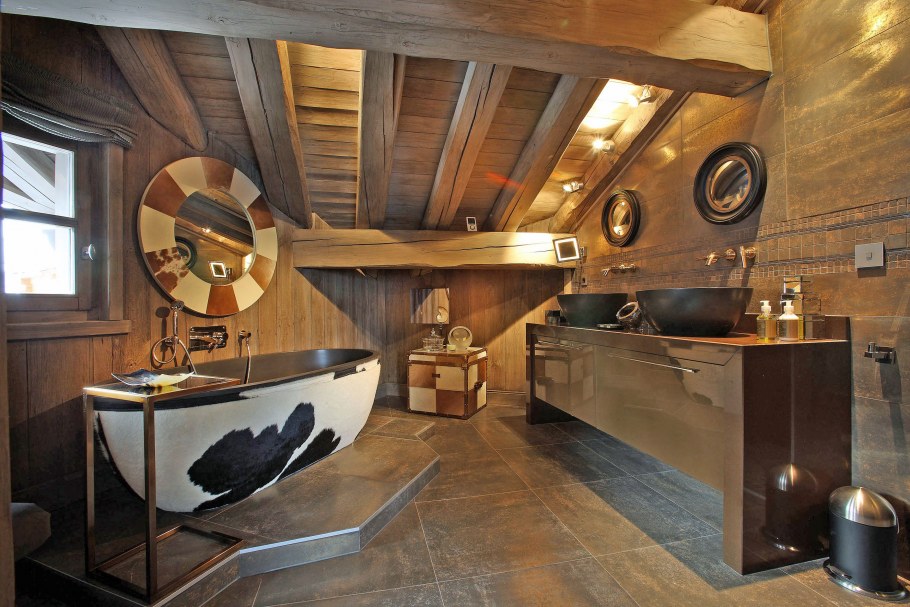 Шале Куршевель ванная плитка