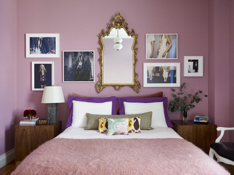 Трендовые оттенки стен в спальню