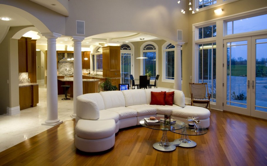 Шикарные гостиные комнаты