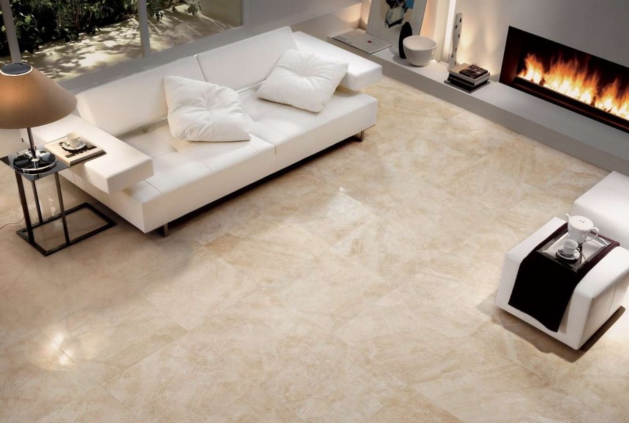 Marfil беж керамогранит 75 напольная
