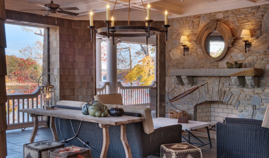 Кухня гостиная в стиле гранж