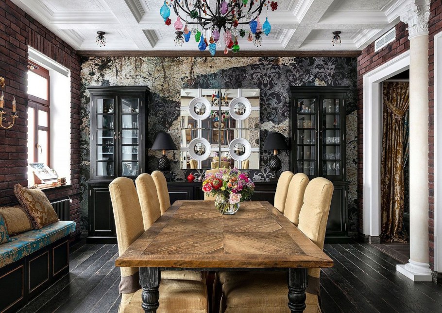 Аристократический гранж в интерьере