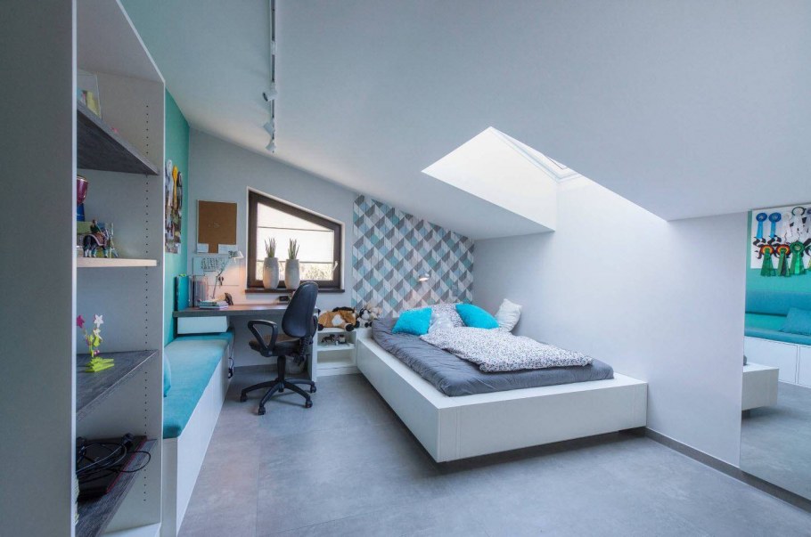 Мансардная комната для подростка