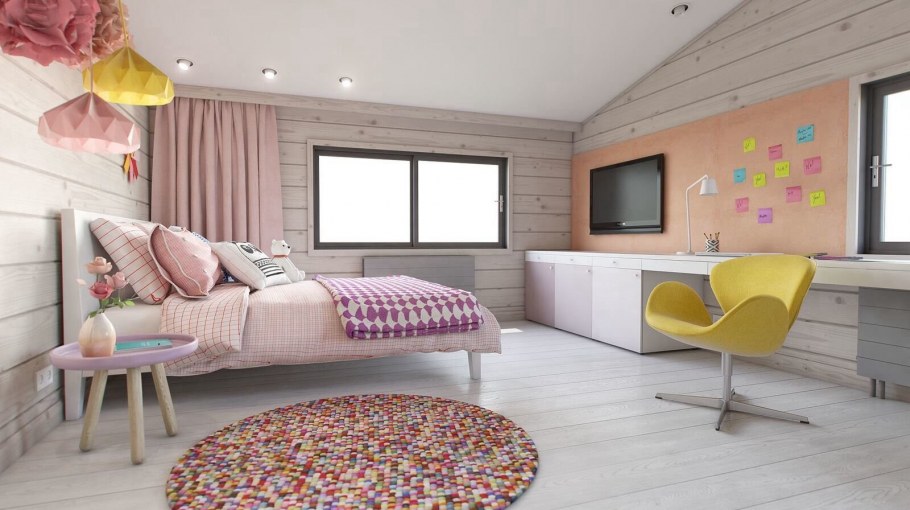 Комната для девочки подростка в современном стиле