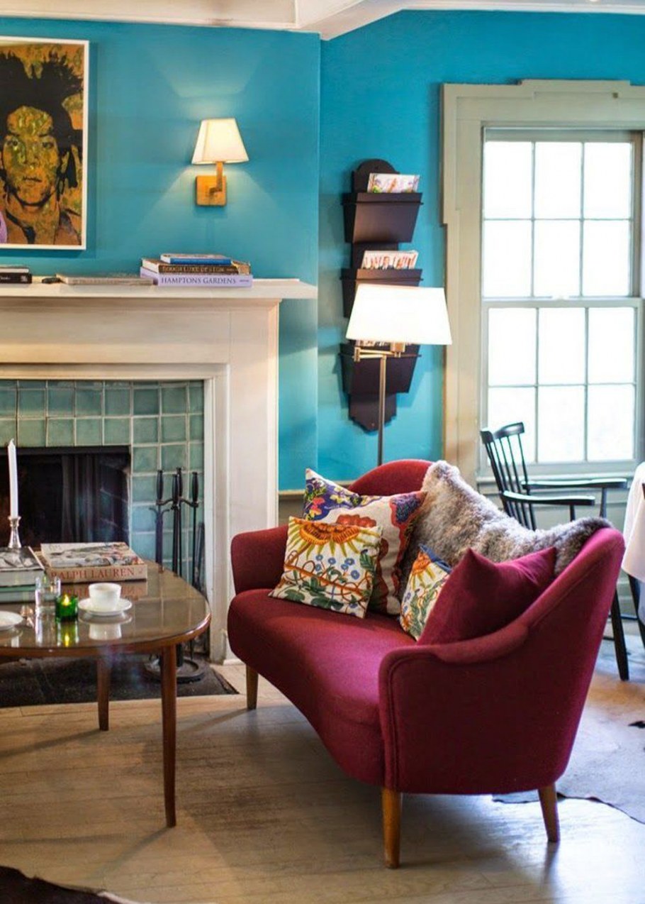 Коллаж цвета в интерьере