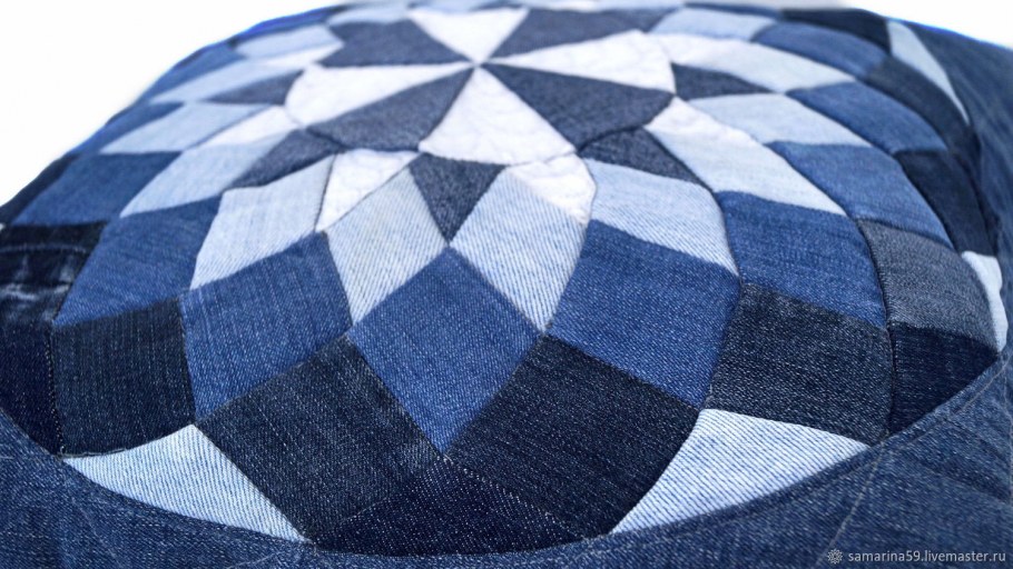 Джинсовые подушки