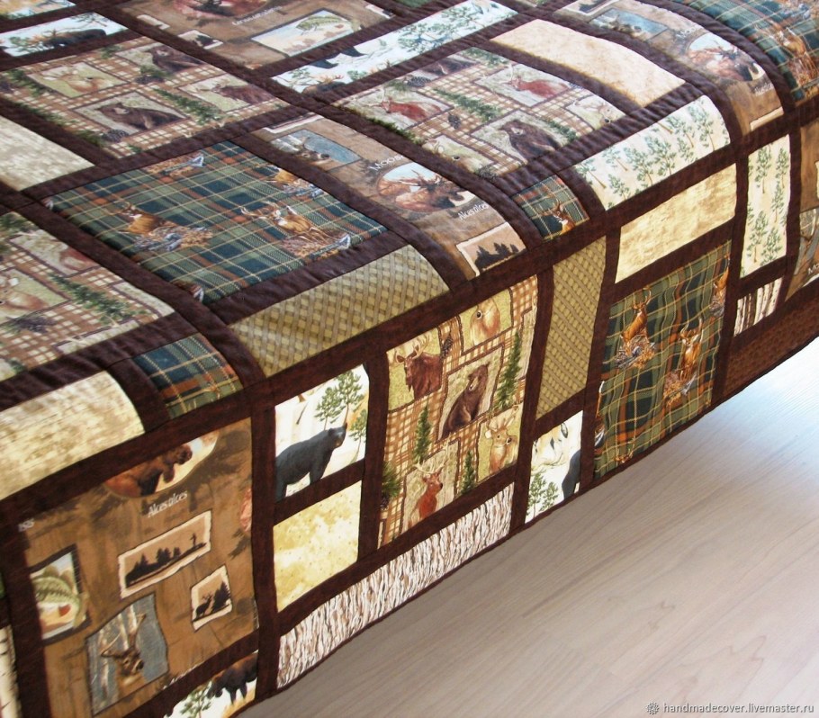 Лоскутный плед