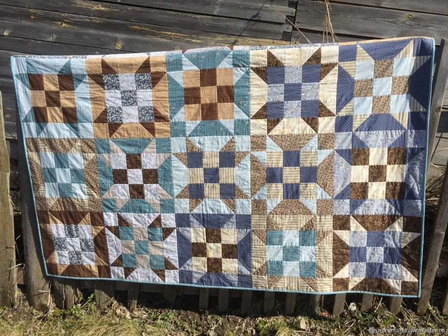 Пэчворк из крупных квадратов
