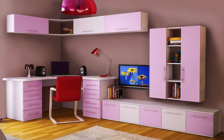 Стенка для подростка девочки