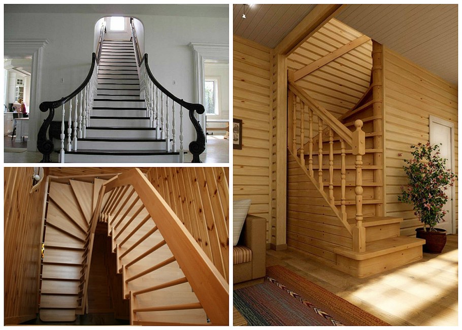 Деревянная лестница