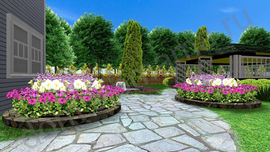 Цветы на участке