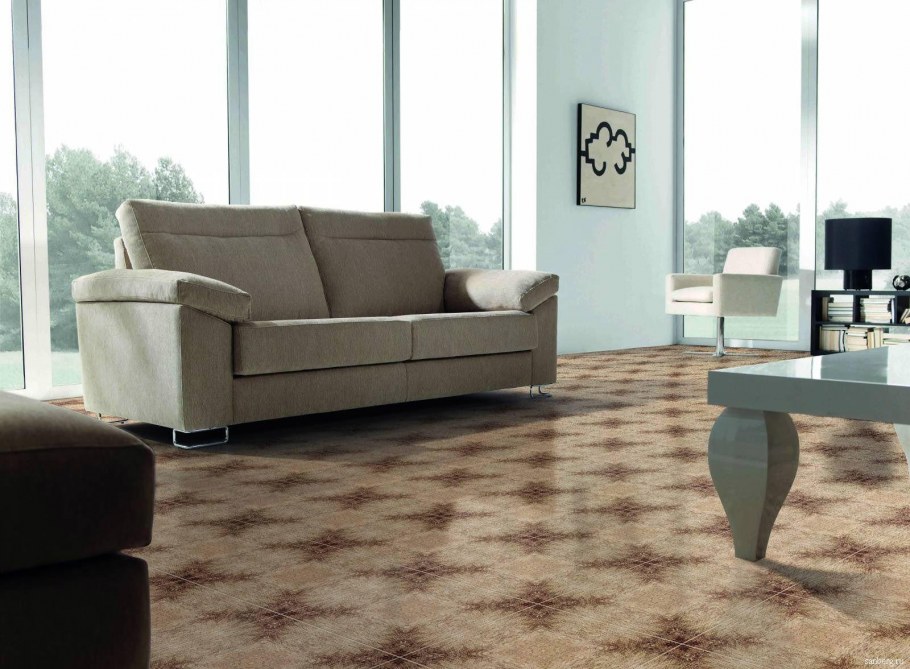 Горчичный ковер