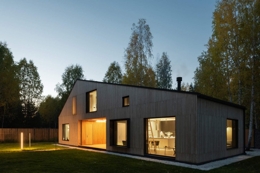 Скандинавский дом фахверк