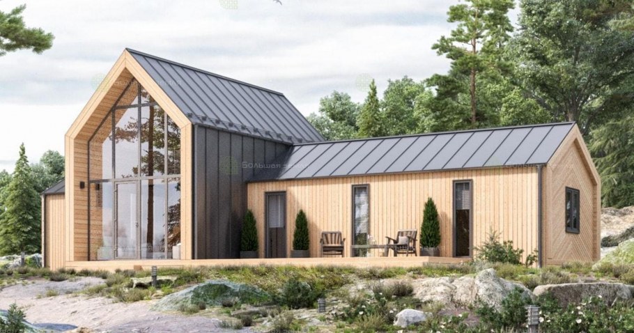 Современная пристройка