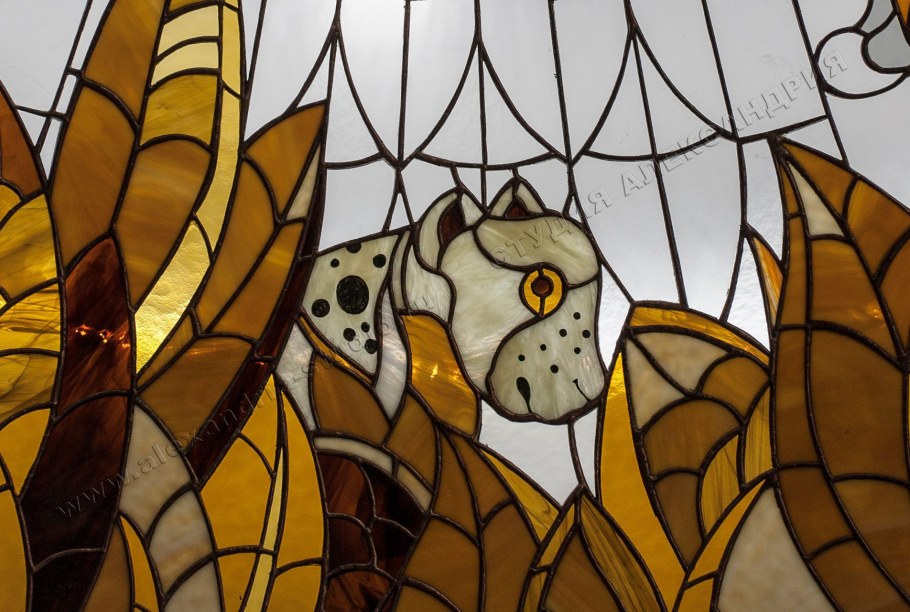 Витраж ар деко Гауди