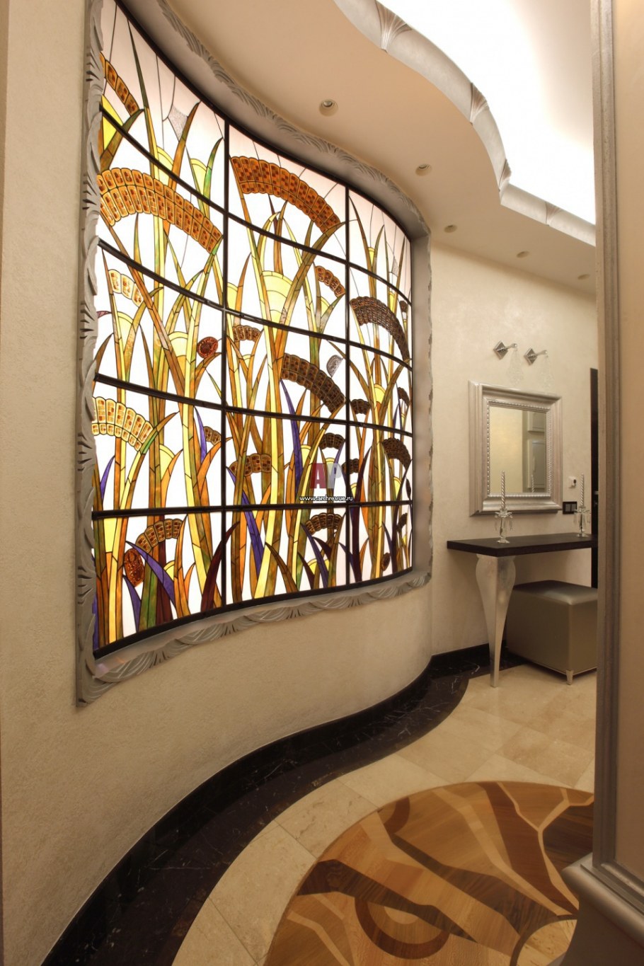 Витраж в стиле ар деко