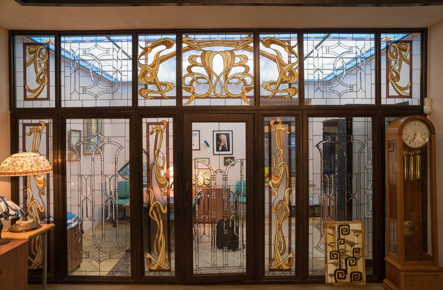 Декоративные витражные перегородки