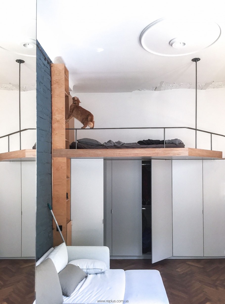 Спальное место на антресоли