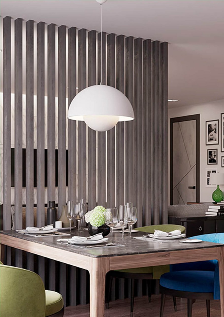 Декоративные рейки в интерьере