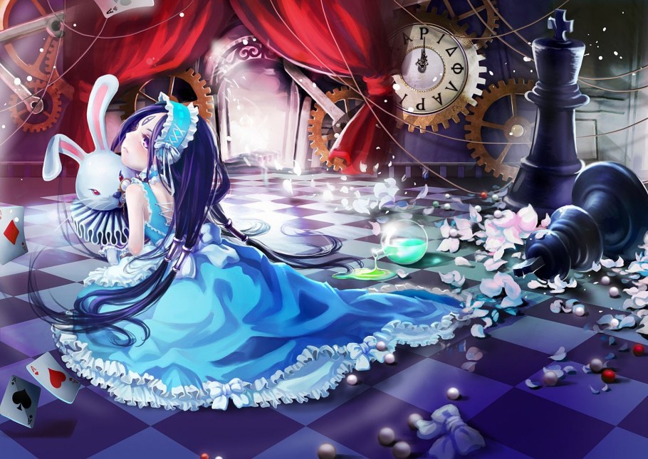 Открытка в стиле аниме