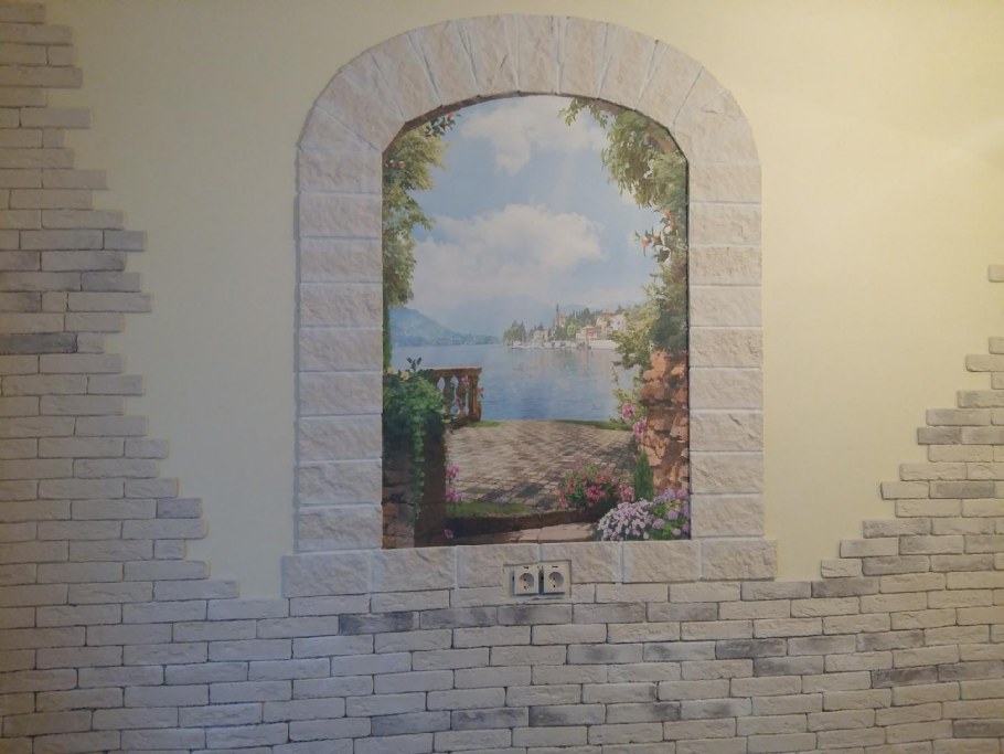 Отделка углов декоративным кирпичом