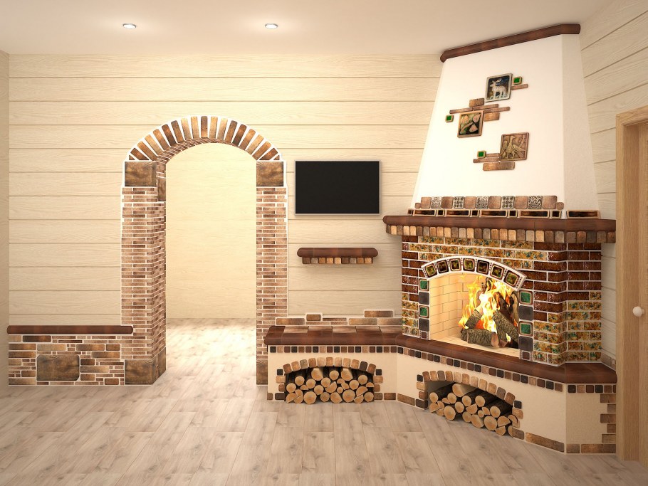 Декоративная отделка арки