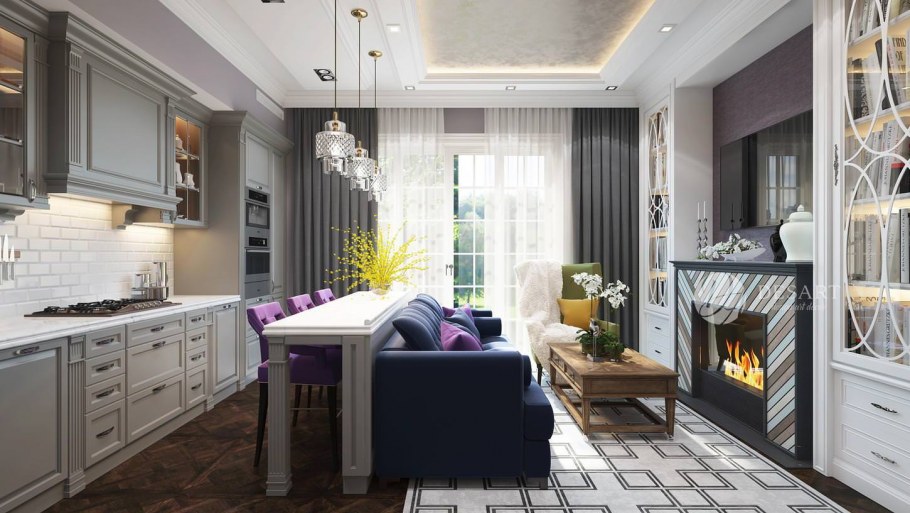 Интерьер таунхауса 150