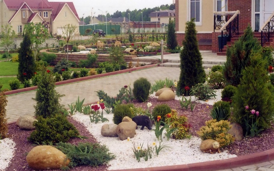 Ландшафт дворовой территории