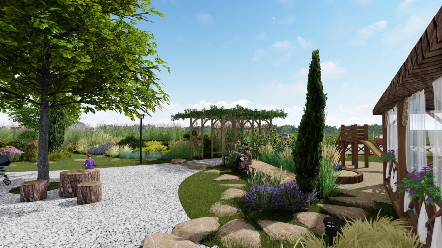 Испано-мавританский стиль сада