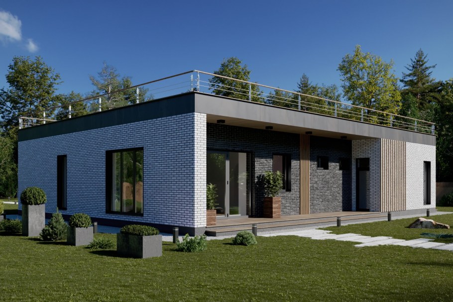 Дом Минимализм