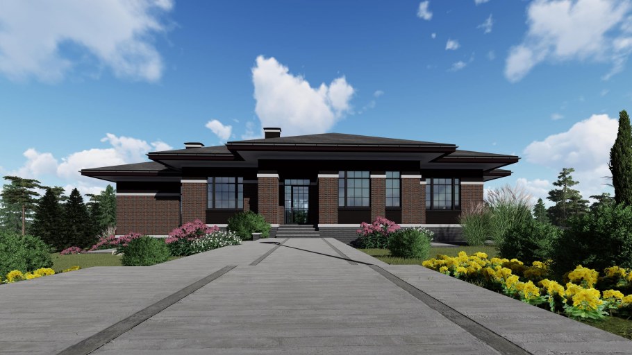 Поселок в стиле Райта Уварово клаб