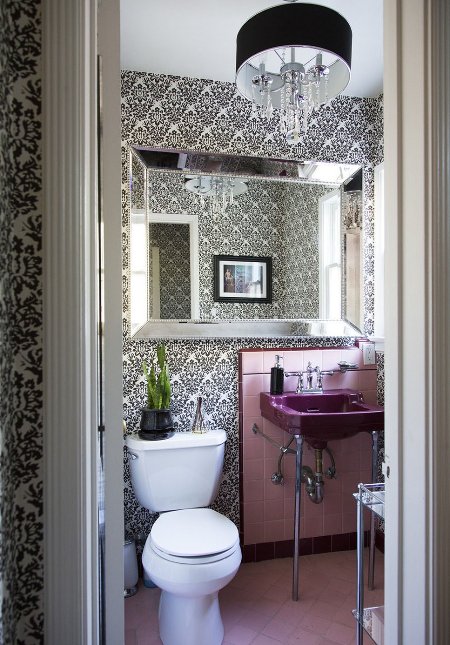 Декор маленькой ванной