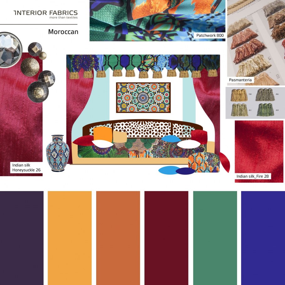 Марокко цветовая гамма