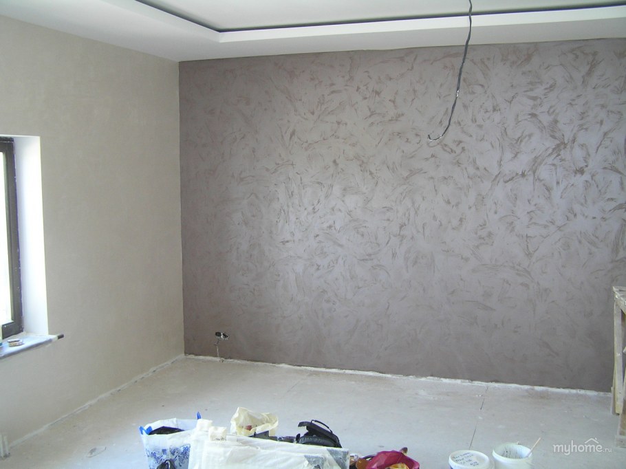 Обои декоративная штукатурка