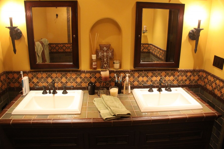Ванная в мексиканском стиле