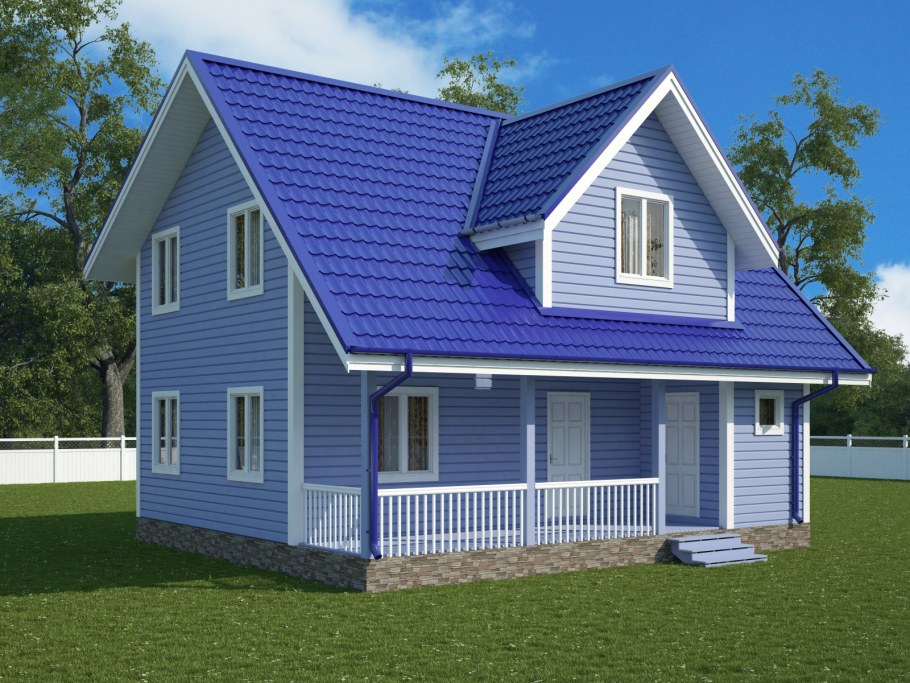 Сайдинг в скандинавском стиле