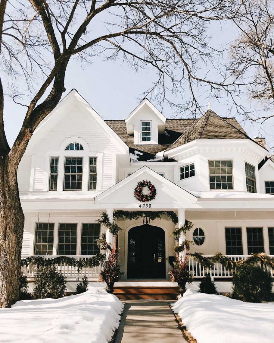 Крафтсман стиль загородный дом