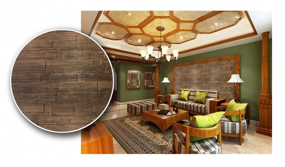 Деревянный декор на стену