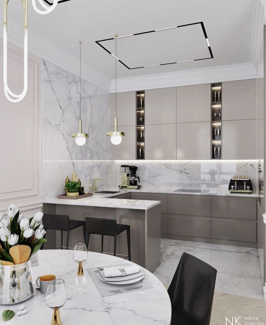 Современный интерьер кухни