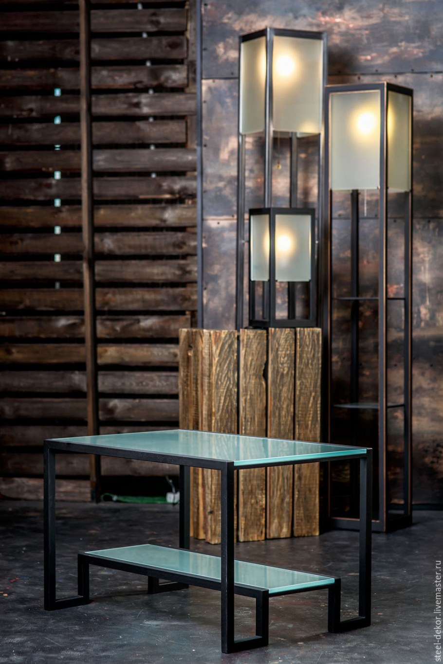 Мебель из металла в стиле лофт