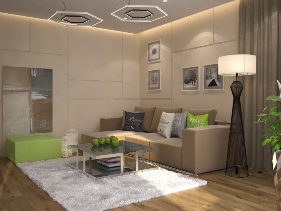 Интерьер жилого блока