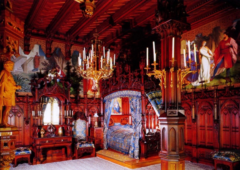 Замок Людвига 2 Нойшванштайн внутри