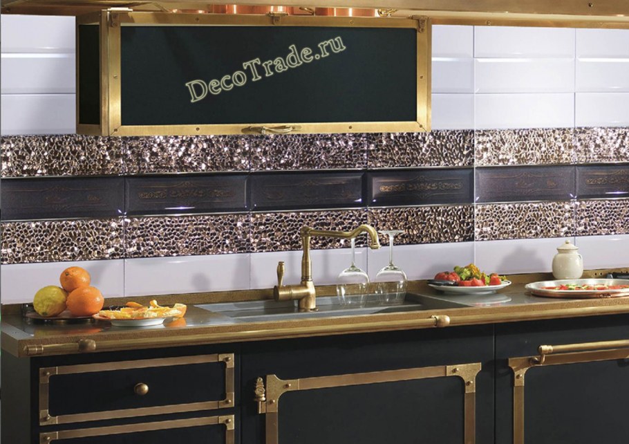 Фартук для кухни из плитки