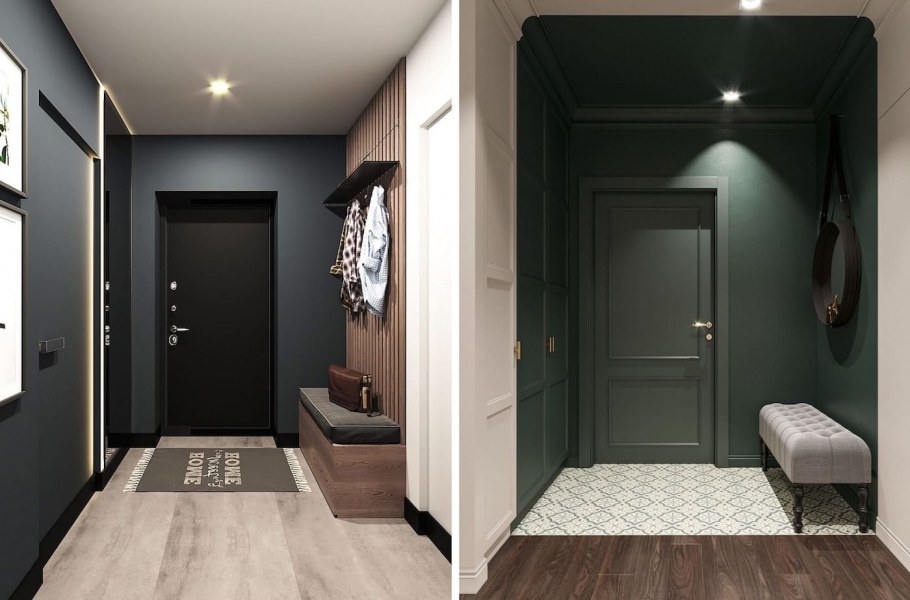 Двери в скандинавском стиле в интерьере